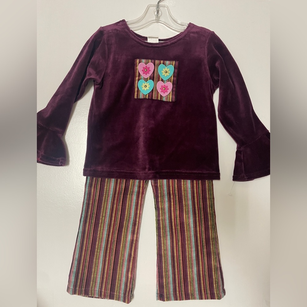 Purple corduroy set